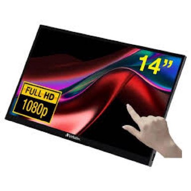 VERBATIM Monitor PMT-14 prijenosni 14", FHD, IPS, 60Hz, 6ms, 250 cd/m², FreeSync, crni